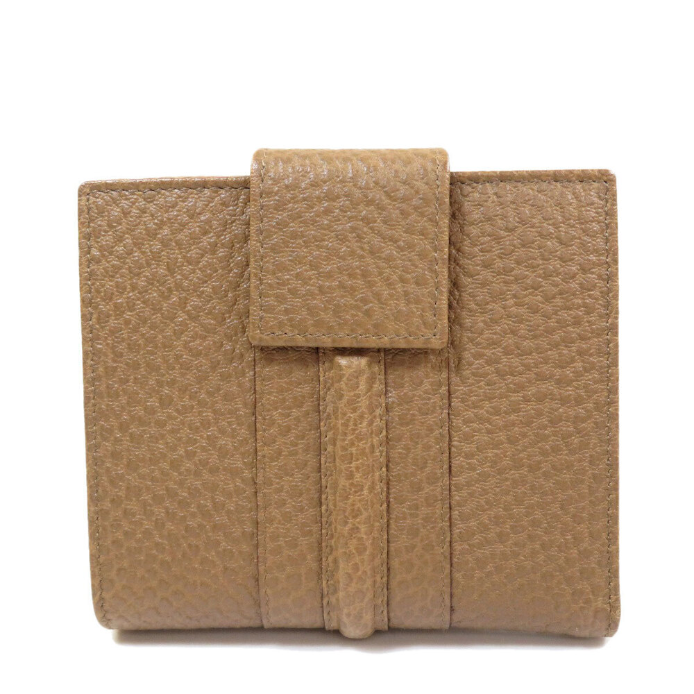 Gucci Wallet closure Bi fold leather wallet snap double Black